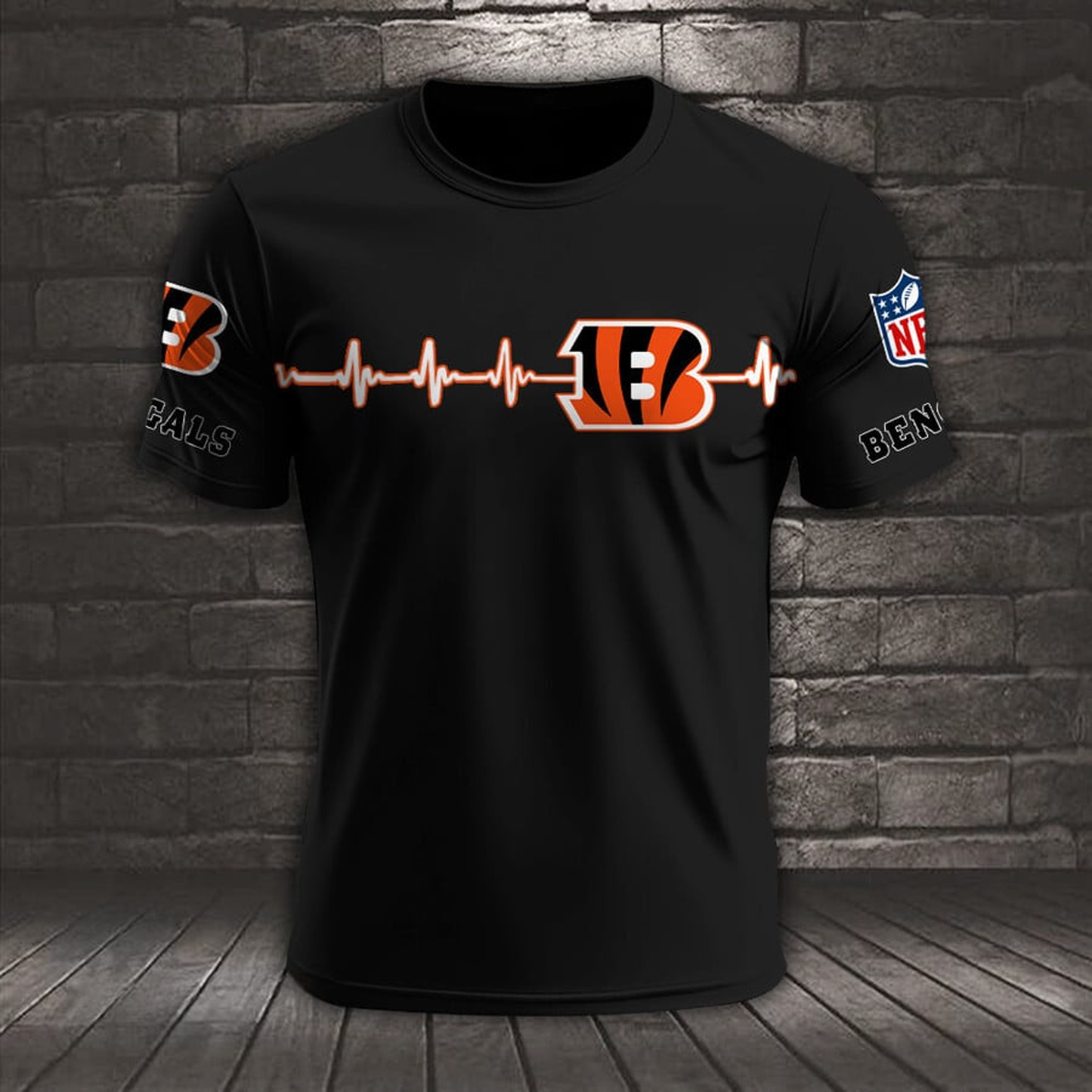 CIN x NFL Heart Rate Map Special 3D Shirt DatND ThuongNH