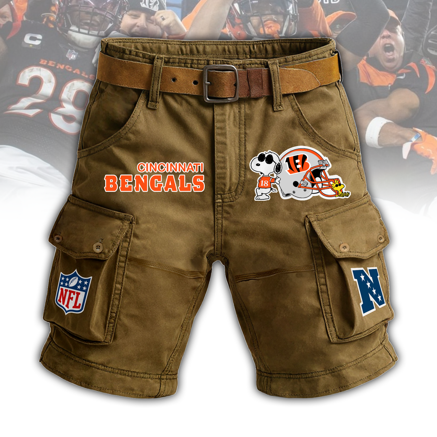 CIN x NFL Man Shorts