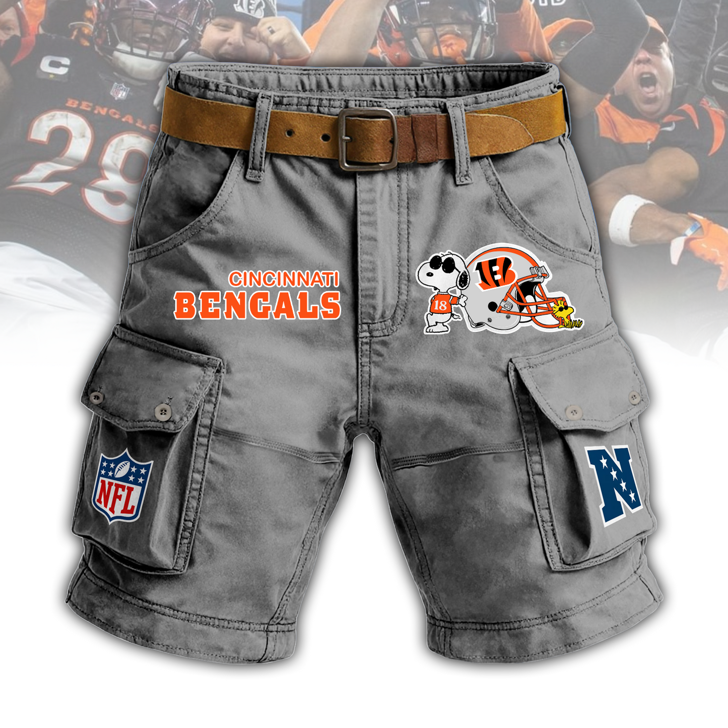 CIN x NFL Man Shorts