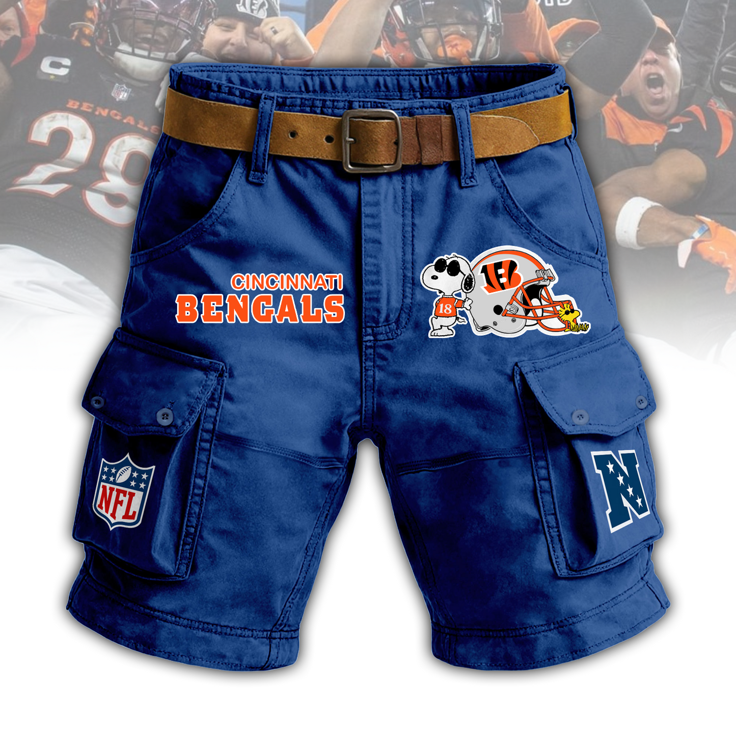 CIN x NFL Man Shorts