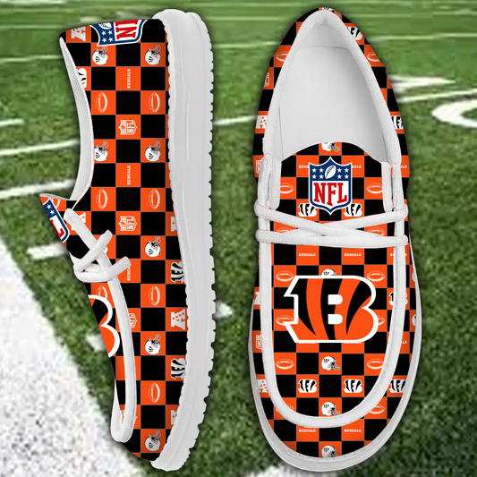CIN x NFL Personalized Low Top Shoes DATND TANTD