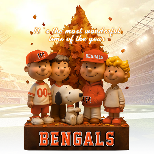 CIN x NFL Premium Acrylic Block Peanuts DATND TANTD 120825