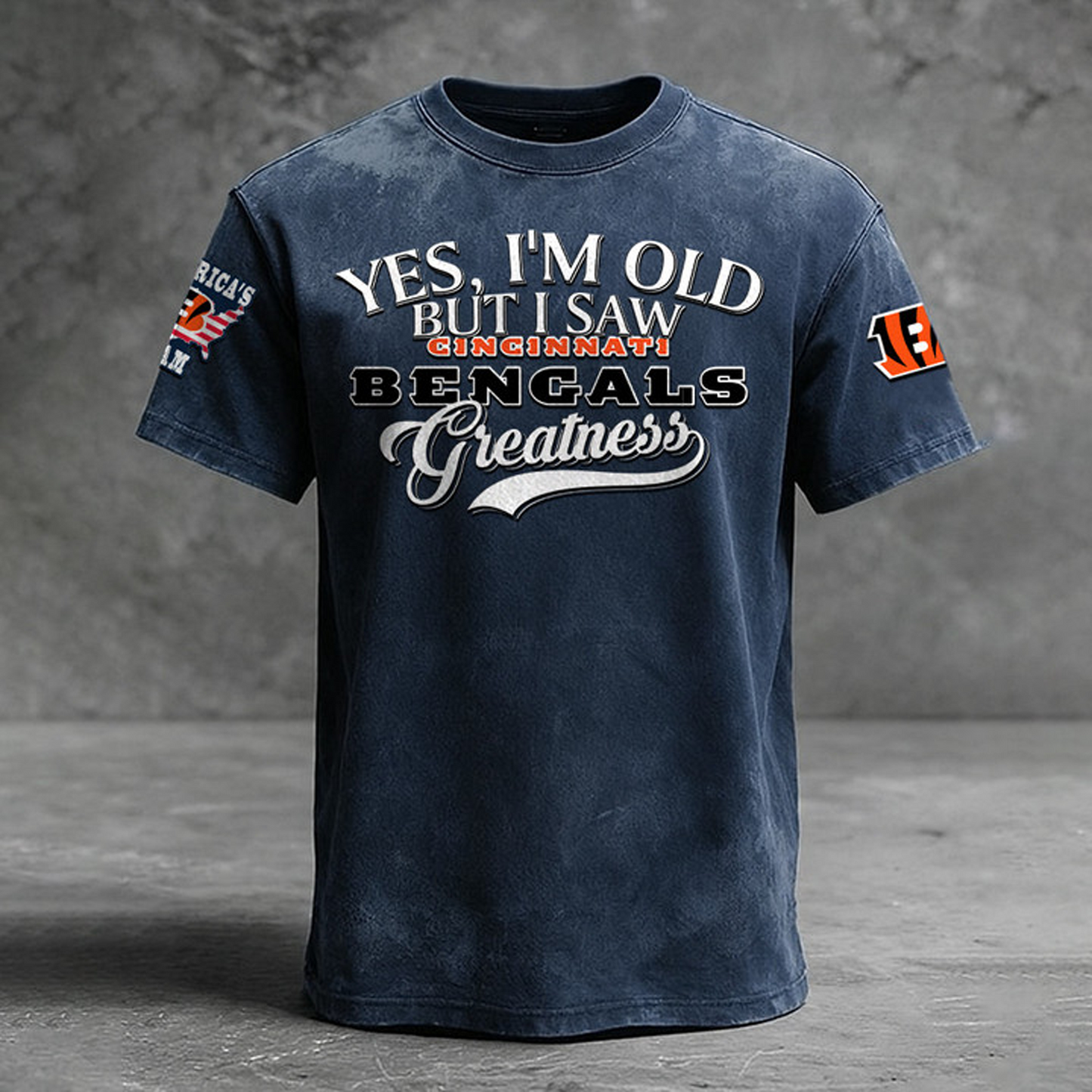 CIN X NFL Retro Style Shirt V1 NAK NHT