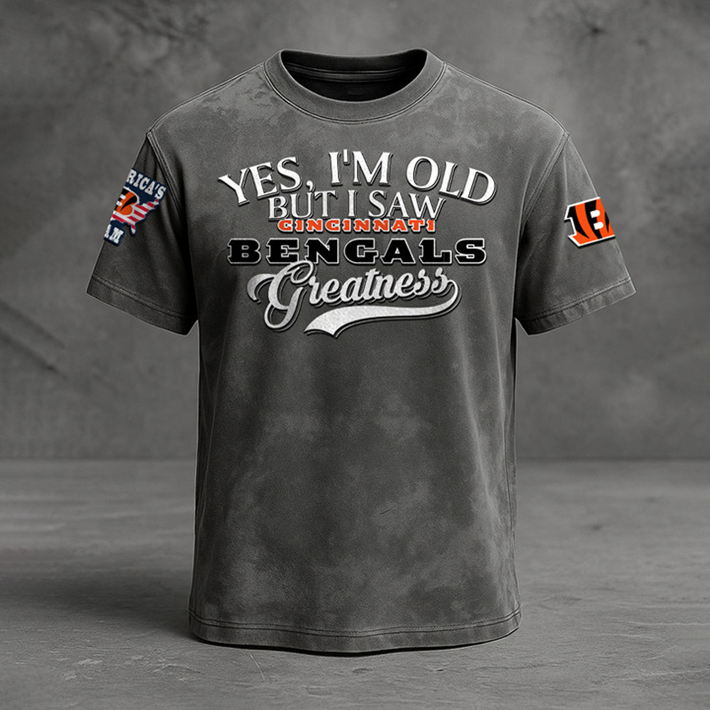 CIN X NFL Retro Style Shirt V1 NAK NHT