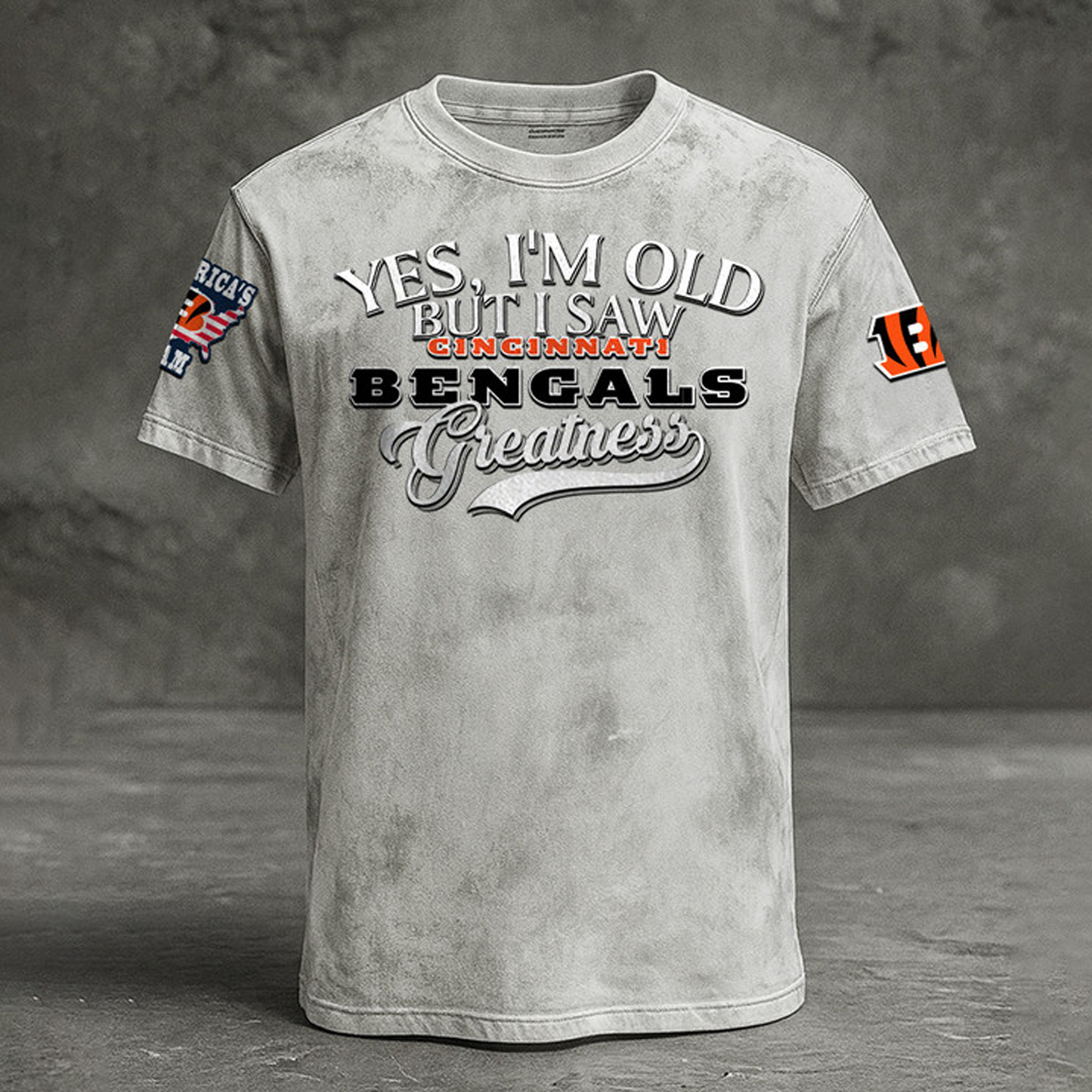CIN X NFL Retro Style Shirt V1 NAK NHT