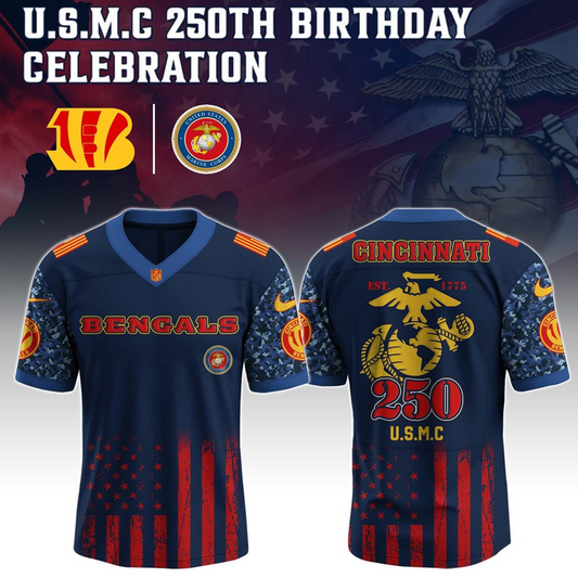 CIN x U.S.M.C 250th Birthday Celebration Jersey DatND DVT