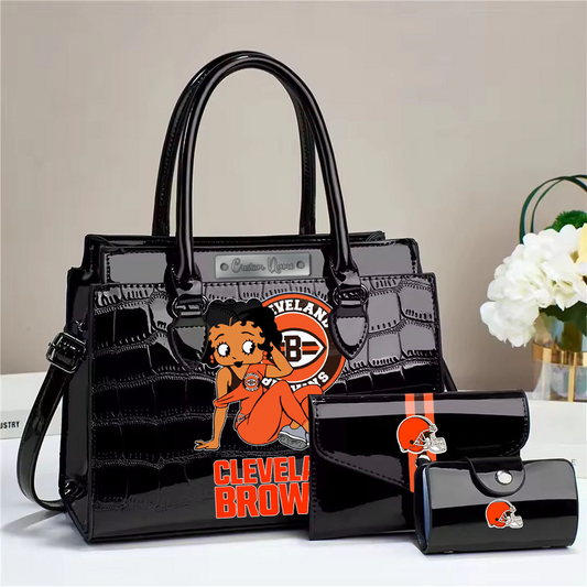 CLE Embossed three-piece handbag set DatND DVT