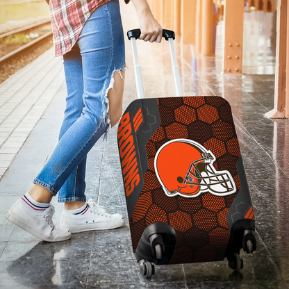 CLE NFL V3 Luggage Cover Suitcase Protector DDT NTL
