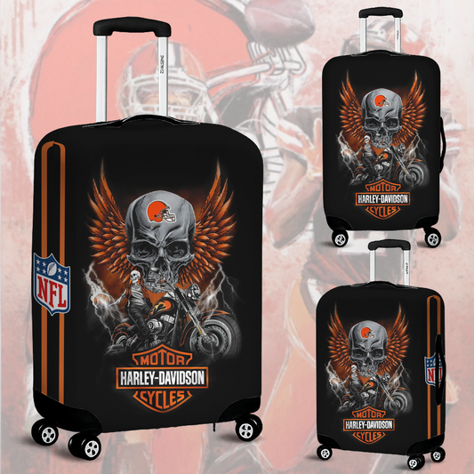 CLE NFL x Motorcycle Luggage Cover Suitcase Protector DDT CTND