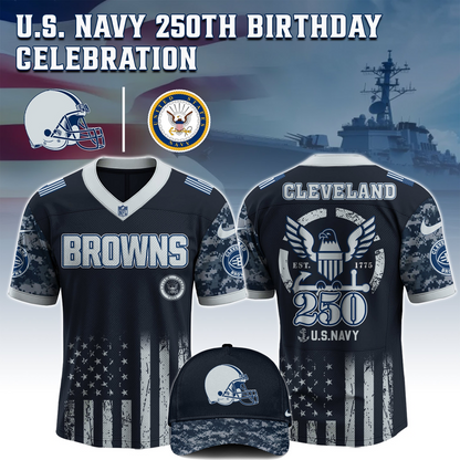CLE x 250 U.S. Navy 250th Birthday Celebration Jersey DatND DVT
