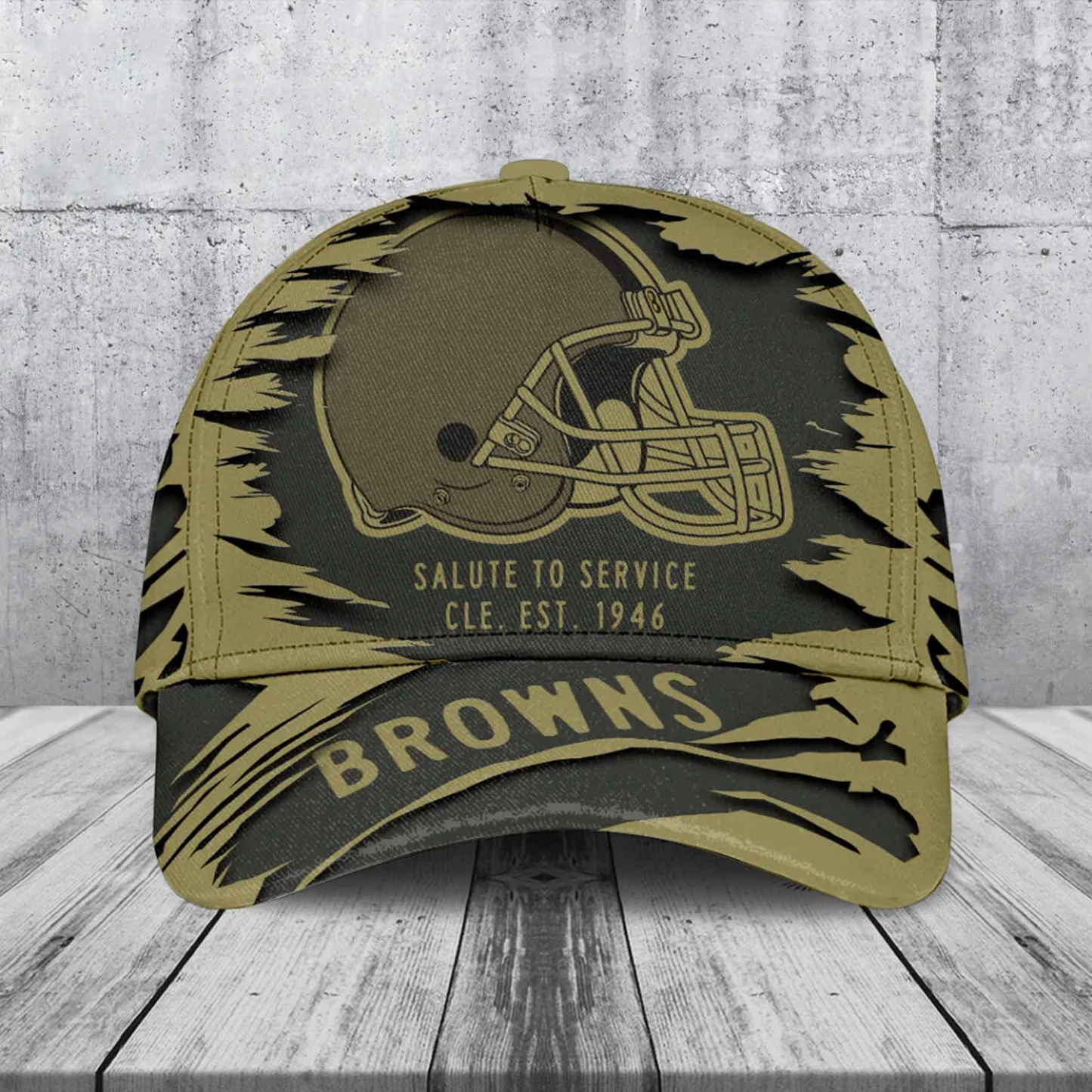 CLE x NFL 2025 Salute to Service Classic Cap DATND TANTD