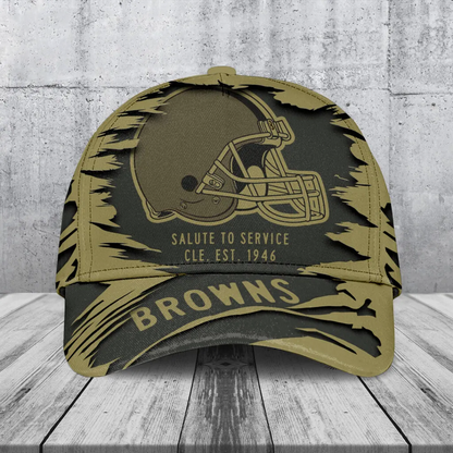 CLE x NFL 2025 Salute to Service Classic Cap DATND TANTD