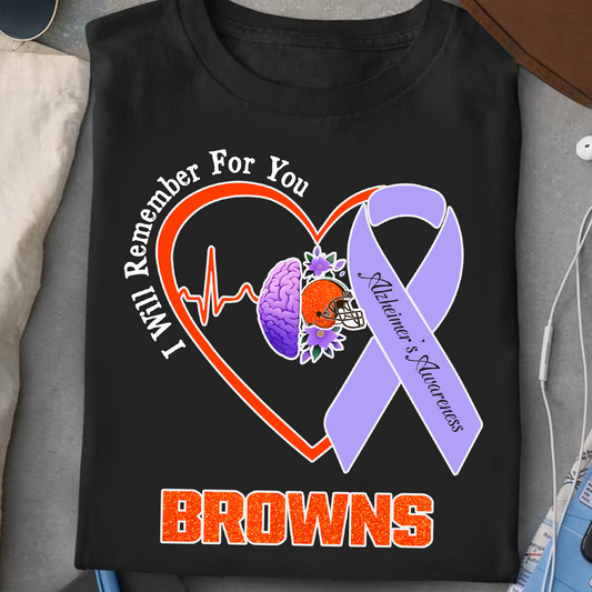 CLE x NFL I Will Remember For You T-Shirt V1 DATND TANTD