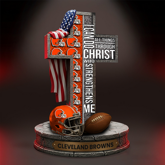 CLE x NFL Premium Acrylic Block DATND TANTD