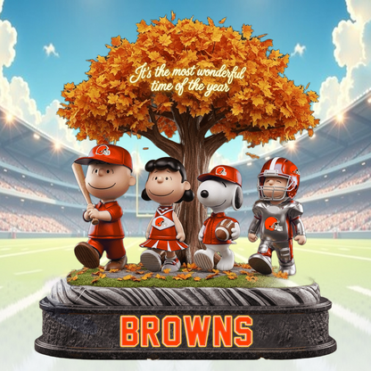CLE x NFL Premium Acrylic Block DATND TANTD