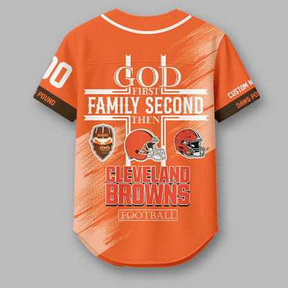 CLE x NFL Premium NFL Baseball Jersey DATND TANTD