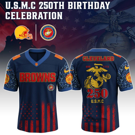 CLE x U.S.M.C 250th Birthday Celebration Jersey DatND DVT