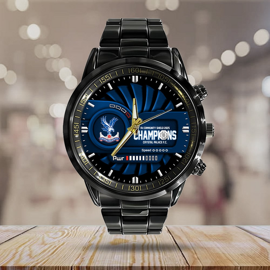 CP F.C. - Black Stainless Steel Watch V2 DATND TANTD 120825