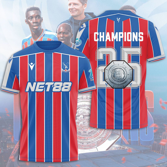 CP F.C FA Cup Champions 2024 - 2025 3D Apparel V3 DATND TANTD 120825