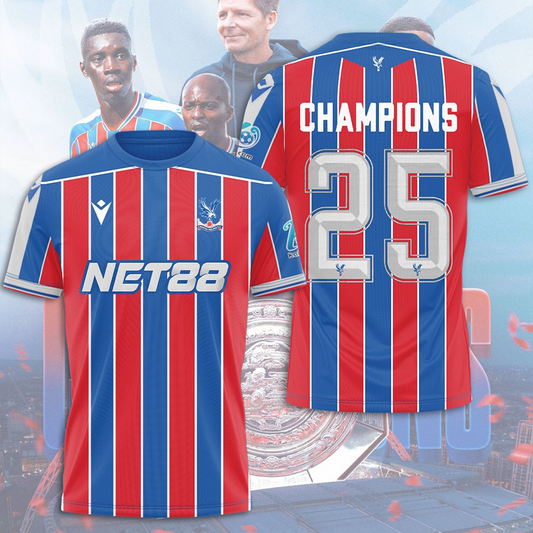 CP F.C FA Cup Champions 2024 - 2025 3D Apparel V4 DATND TANTD 120825