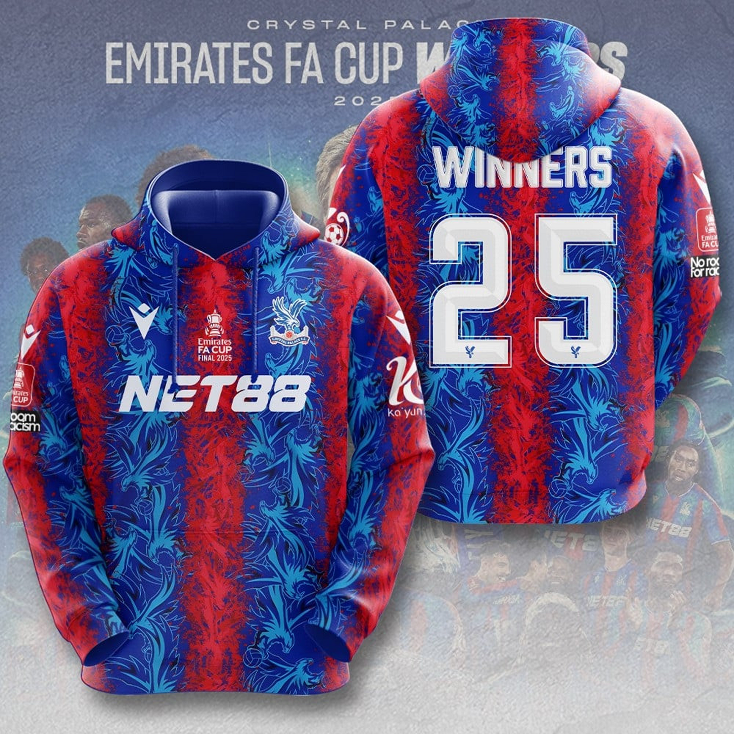 CP F.C FA Cup Champions 2024 - 2025 3D Apparel V5 DATND TANTD 120825