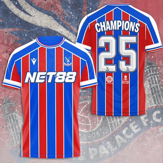 CP F.C FA Cup Champions 2024 - 2025 3D Apparel V6 DATND TANTD 120825
