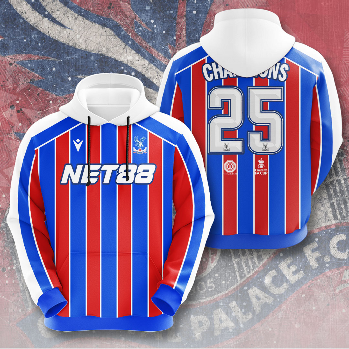 CP F.C FA Cup Champions 2024 - 2025 3D Apparel V6 DATND TANTD 120825
