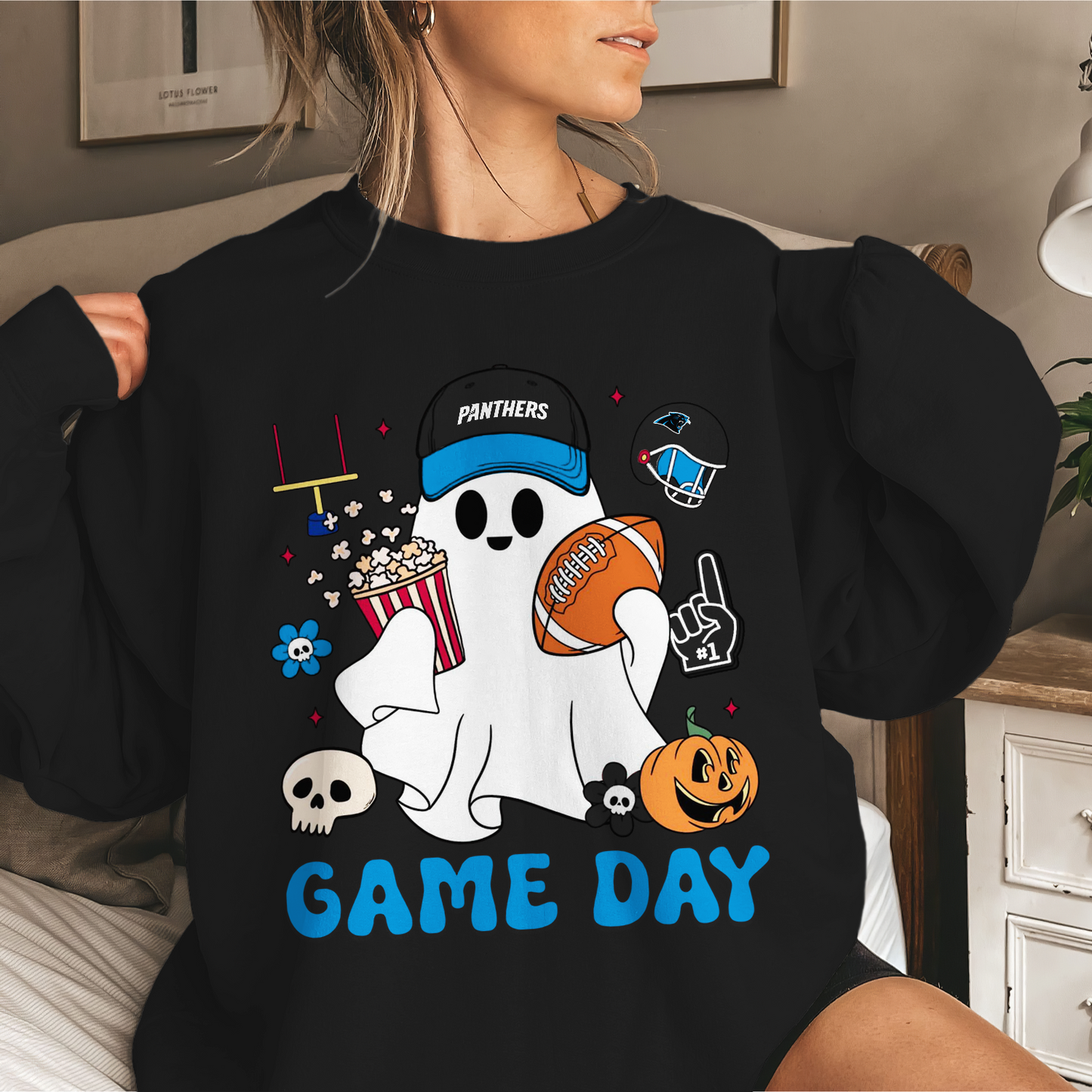 CP Game Day Football Ghost Sweatshirt DDT NTL