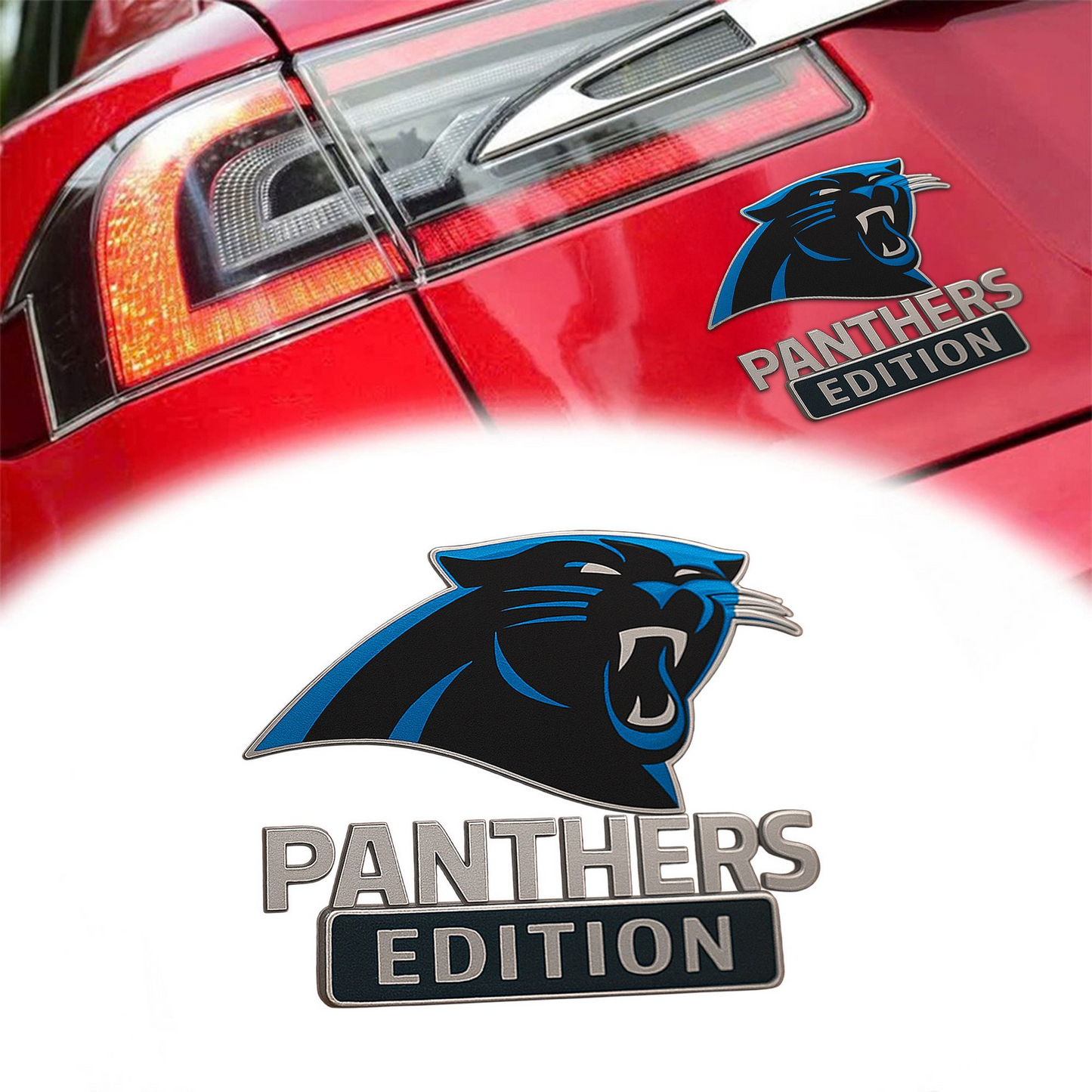 CP Premium 3D Car Name Badge DDT TTV