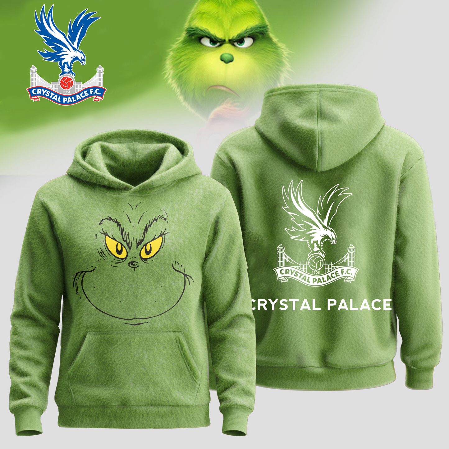 CP Premium EPL Grinch Christmas Hoodie DDT CTND