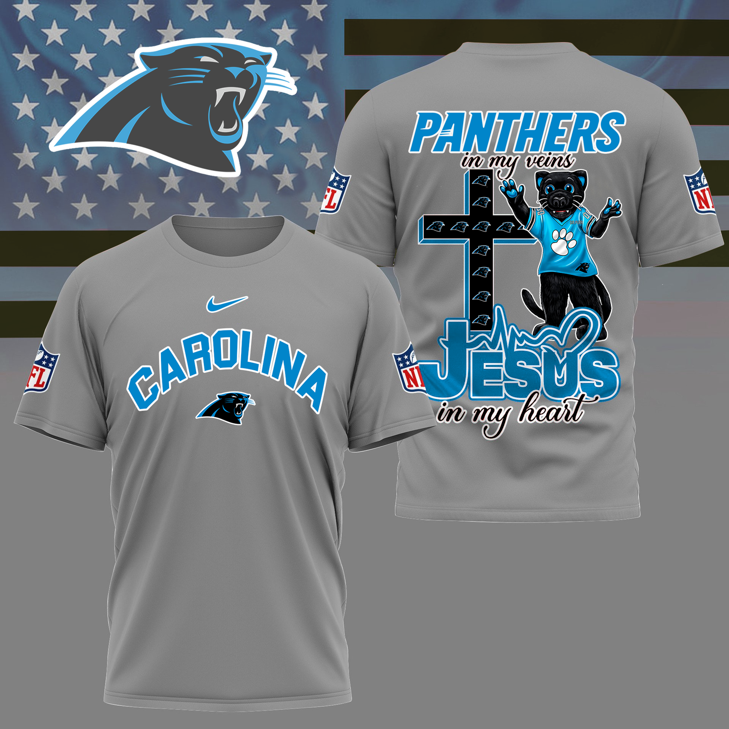 CP Premium Faith & Football 3D Shirt DDT TTV