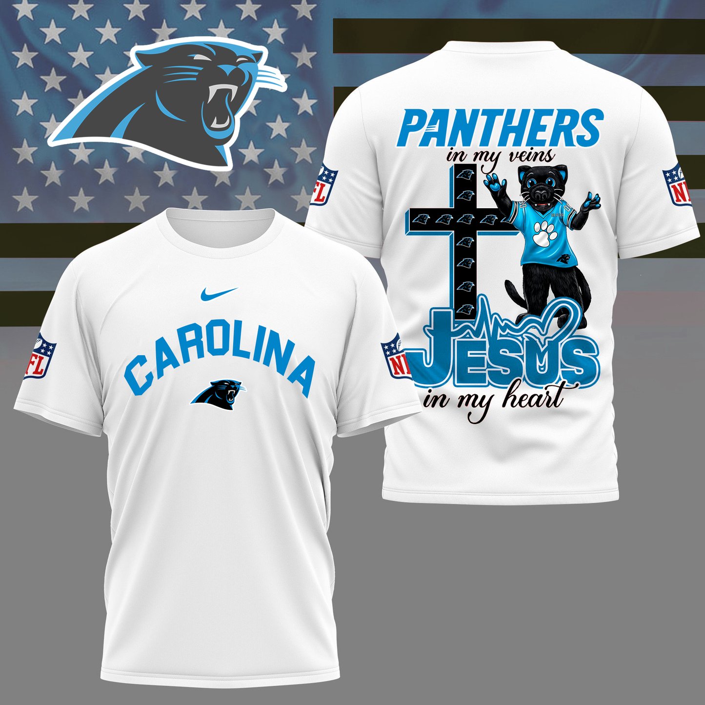 CP Premium Faith & Football 3D Shirt DDT TTV