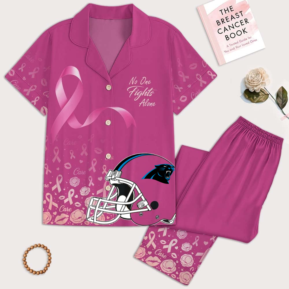 CP Premium NFL Breast Cancer October Button Pajamas Set DDT NTL