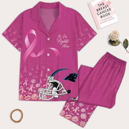 CP Premium NFL Breast Cancer October Button Pajamas Set DDT NTL