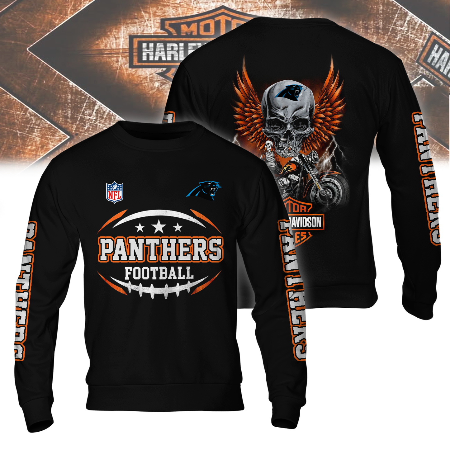 CP Premium NFL Motorcycle 3D Shirt DDT CTND