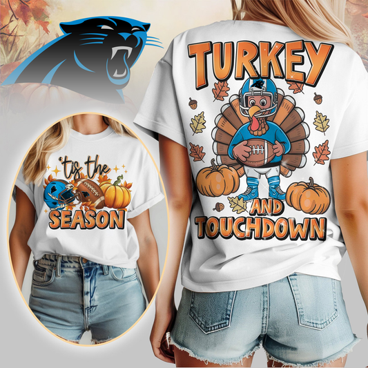 CP Premium NFL Turkey and Touchdown Women's Shirt DDT NTL