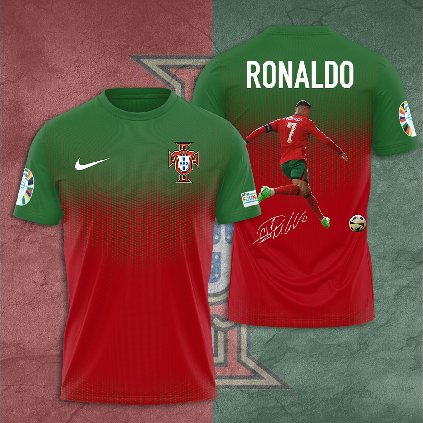 CR7 x Portugal National Football Team 3D Apparel V10 DATND TANTD