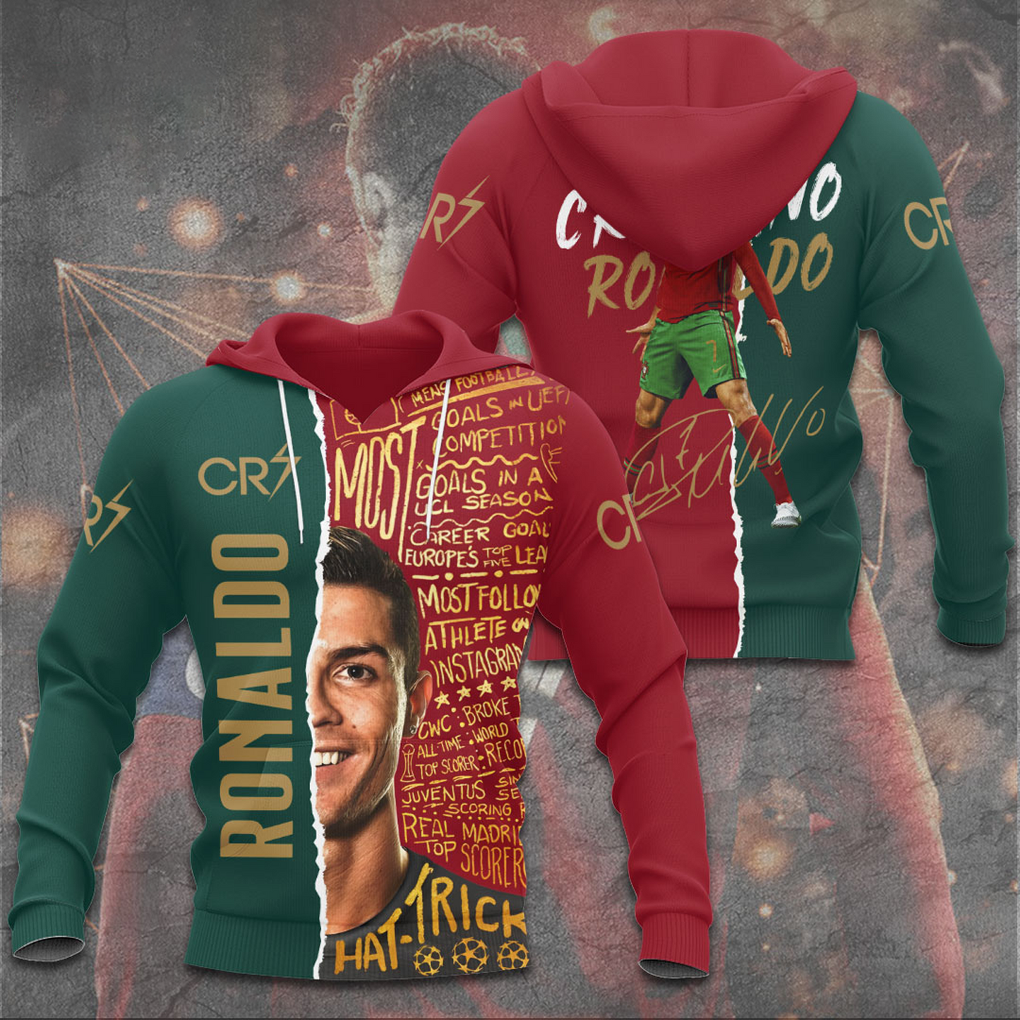 CR7 x Portugal National Football Team 3D Apparel V2 DATND TANTD