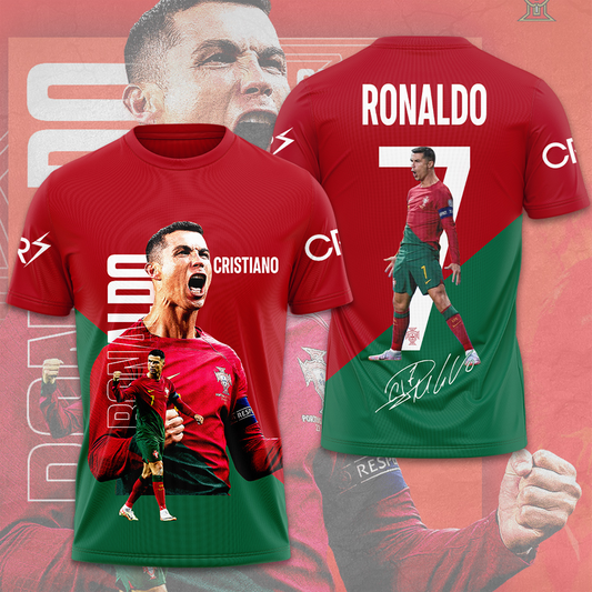 CR7 x Portugal National Football Team 3D Apparel V5 DATND TANTD