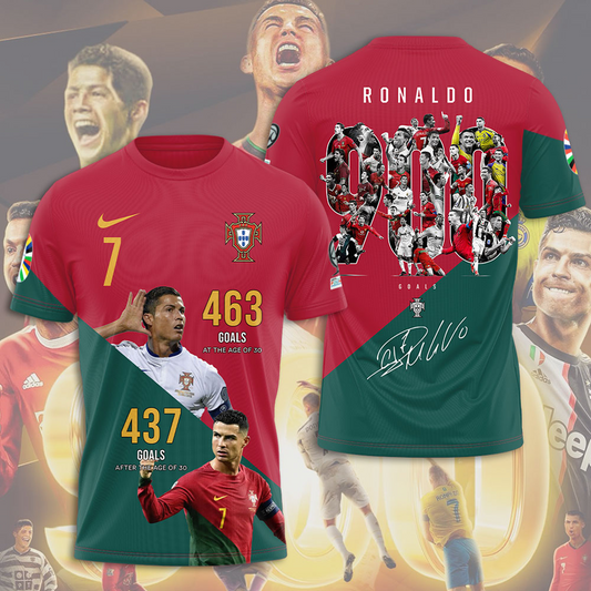 CR7 x Portugal National Football Team 3D Shirt V5 DatND DVT