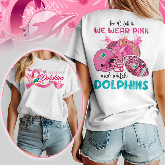 In October We Wear Pink And Watch MD Shirt DDT NTL