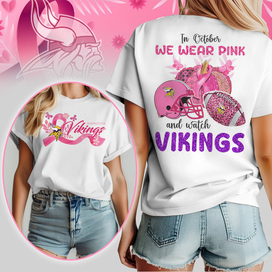 In October We Wear Pink And Watch MV Shirt DDT NTL