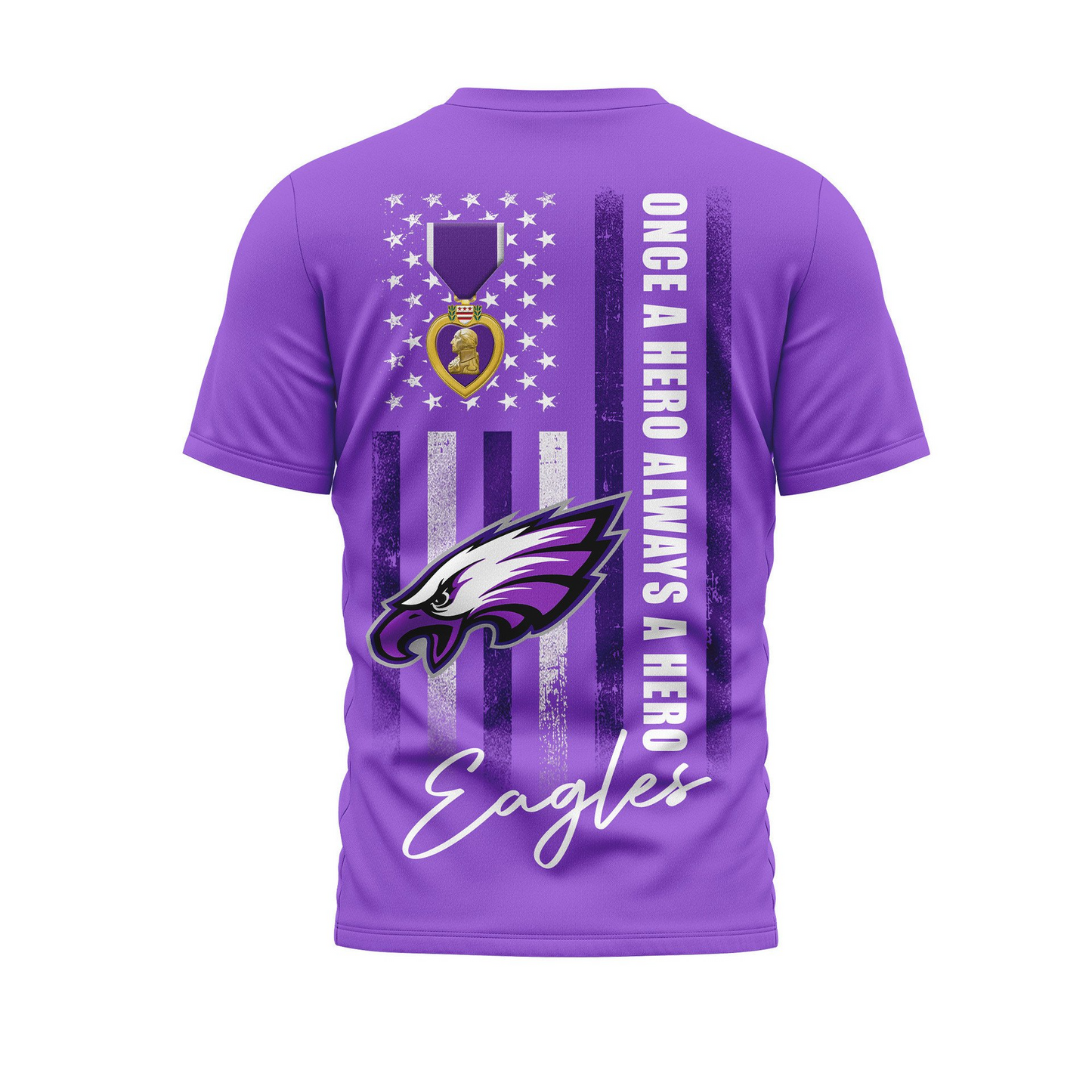 PE Premium National Purple Hear Day 3D Shirt DDT TTV