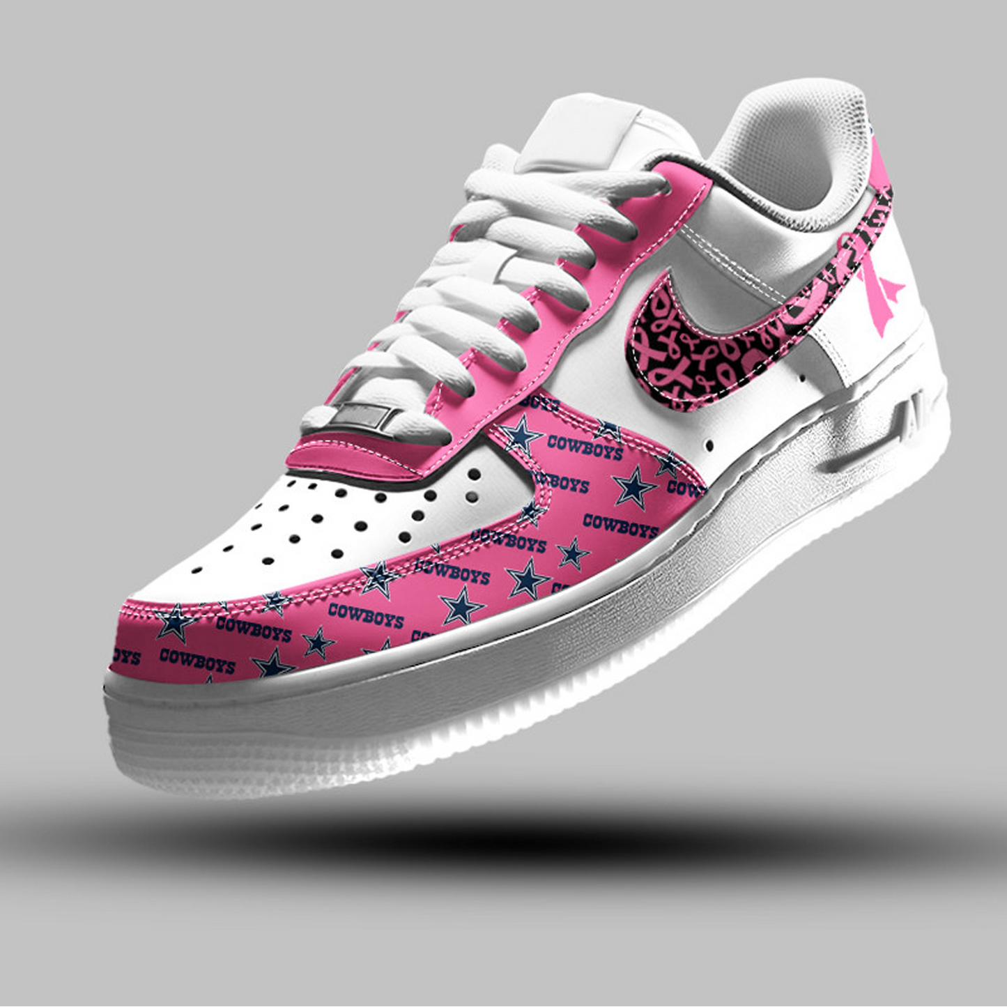 DAL Man Low Top Shoes x Breast Cancer Awareness DatND DVT