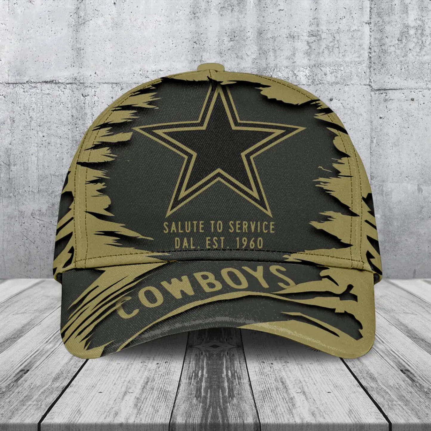 DAL x NFL 2025 Salute to Service Classic Cap DATND TANTD
