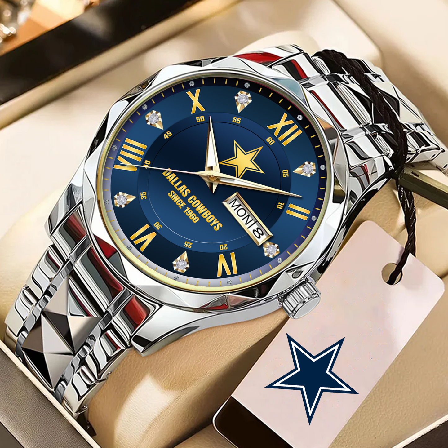 DAL x NFL Alloy Luxury Quartz Watch DATND TANTD
