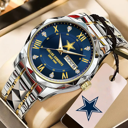 DAL x NFL Alloy Luxury Quartz Watch DATND TANTD