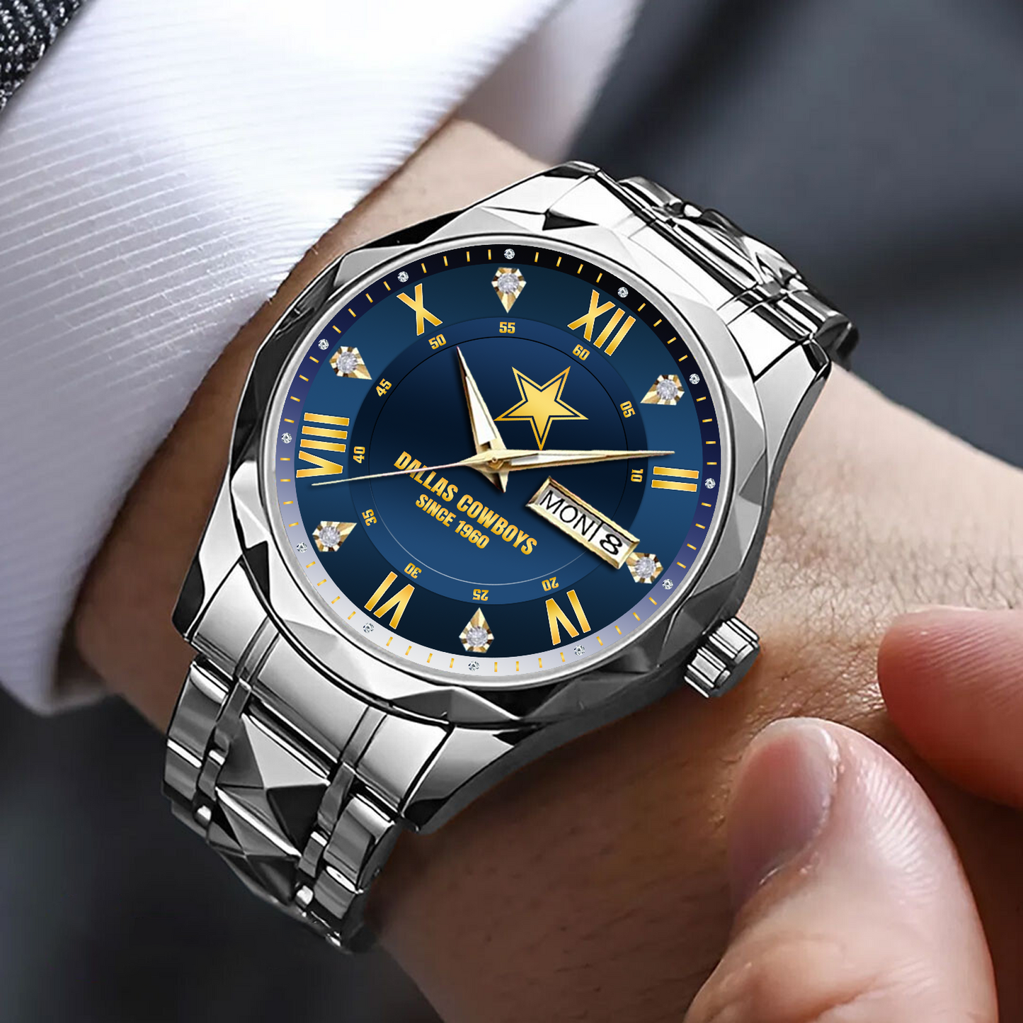 DAL x NFL Alloy Luxury Quartz Watch DATND TANTD