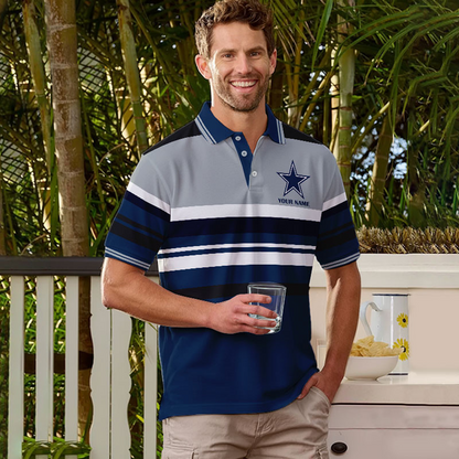 DAL x NFL New Style Men Short Sleeves Polo Shirt DatND DVT