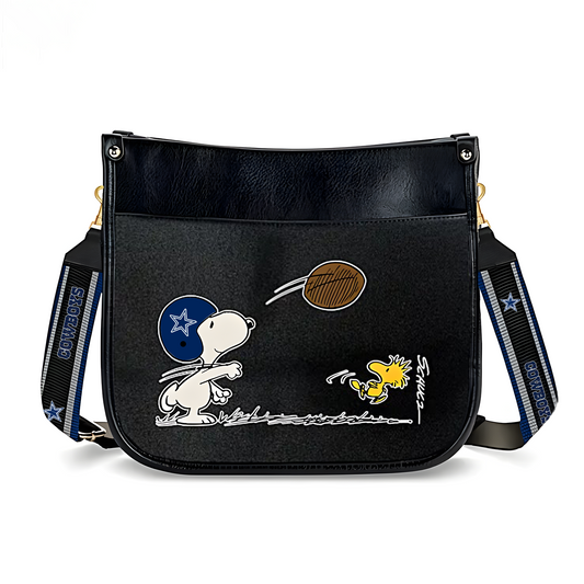 DAL x NFL Peanuts Snoopy Football Shoulder Bag DatND ThuongNH